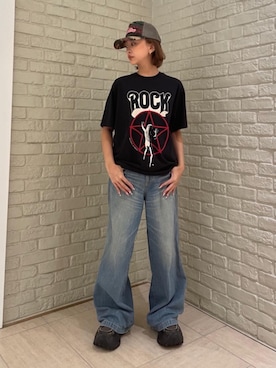 「アメカジ」｜sansanさん（レディース・160cm）の夏コーディネート