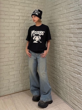 「HYSTERIC GLAMOUR（ヒステリックグラマー）のアイテム」を使った、sansanさん（レディース・160cm）の秋コーディネート
