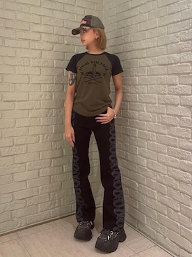 「ロック」｜sansanさん（レディース・160cm）の秋コーディネート