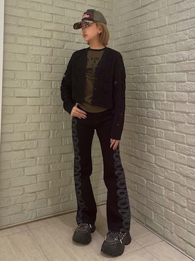 「ロック」｜sansanさん（レディース・160cm）の秋コーディネート