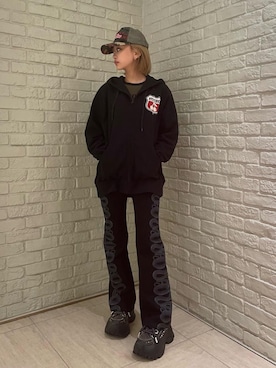 「ロック」｜sansanさん（レディース・160cm）の秋コーディネート