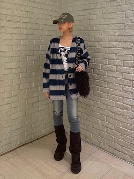 「HYSTERIC GLAMOUR（ヒステリックグラマー）のアイテム」を使った、sansanさん（レディース・160cm）の秋コーディネート