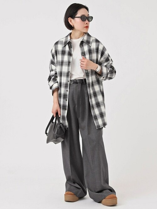PROVOKE/プロヴォーク】Oversized check Shirt（シャツ/ブラウス