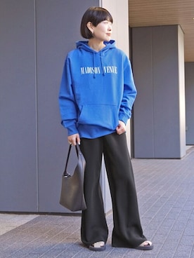 「AP STUDIO（エーピーストゥディオ）のアイテム」を使った、ISHIIさん（レディース・158cm）の冬コーディネート