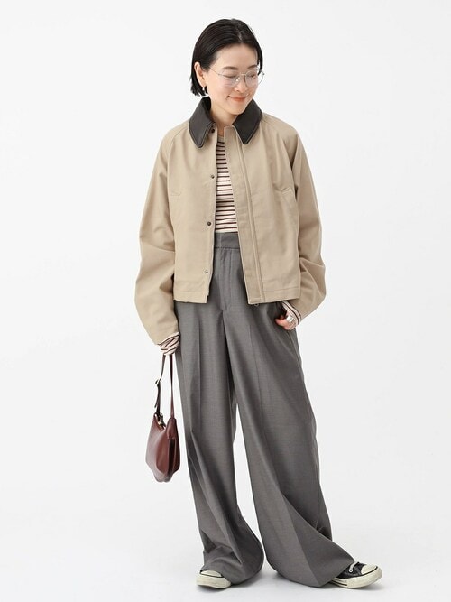 Light T/R wide Pants（スラックス）｜AP STUDIO（エーピー