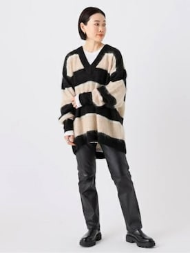 「AP STUDIO（エーピーストゥディオ）のアイテム」を使った、ISHIIさん（レディース・158cm）の秋コーディネート