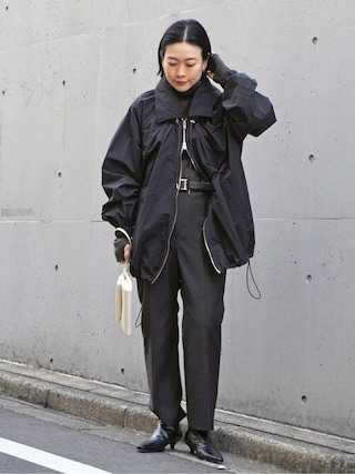 チノ CINOH エコナイロン ノーカラー 紺 20250116130541522_320.jpg