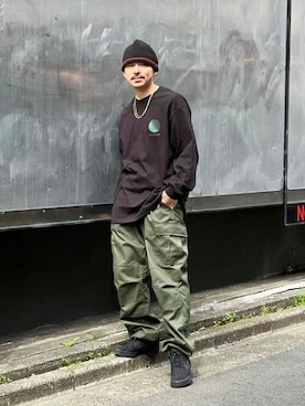 「hellrazor」｜BEAMS Tさん（メンズ・172cm）の春コーディネート