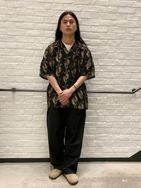 「BEAMS（ビームス）のアイテム（スラックス）」を使った、BEAMS Tさん（メンズ・170cm）の春コーディネート