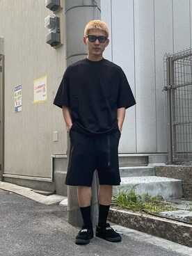 「WILD THINGS（ワイルドシングス）のアイテム（パンツ）」を使った、BEAMS Tさん（メンズ・171cm）の夏コーディネート