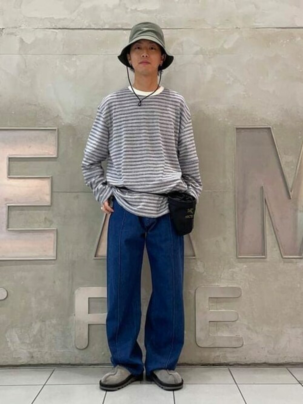 FACCIES(ファチーズ)の「FACCIES / Vintage Elbow Cut Border FACCIES(ファチーズ)の「FACCIES / Vintage Elbow Cut Border