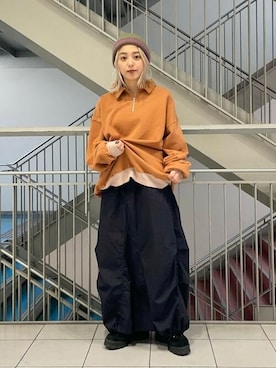 BEAMS Tさん（レディース・155cm）の冬コーディネート