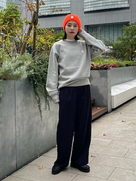 BEAMS Tさん（レディース・162cm）の秋コーディネート