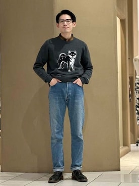 「fLAnsisCA（フランシスカ）のアイテム」を使った、BEAMS Tさん（メンズ・175cm）の秋コーディネート