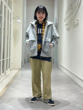 BEAMS Tさん（レディース・158cm）の冬コーディネート