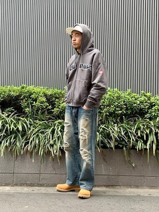 Cav Empt シーイー ジップパーカー ダークネイビー C.E（シーイー）の