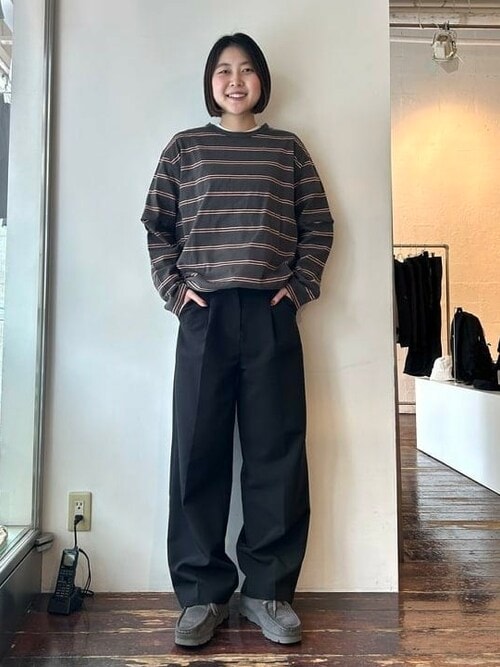 FACCIES / VINTAGE BD LS カットソー Tシャツ 長袖 FACCIES（ファチーズ）の「FACCIES / VINTAGE BD LS（Tシャツ