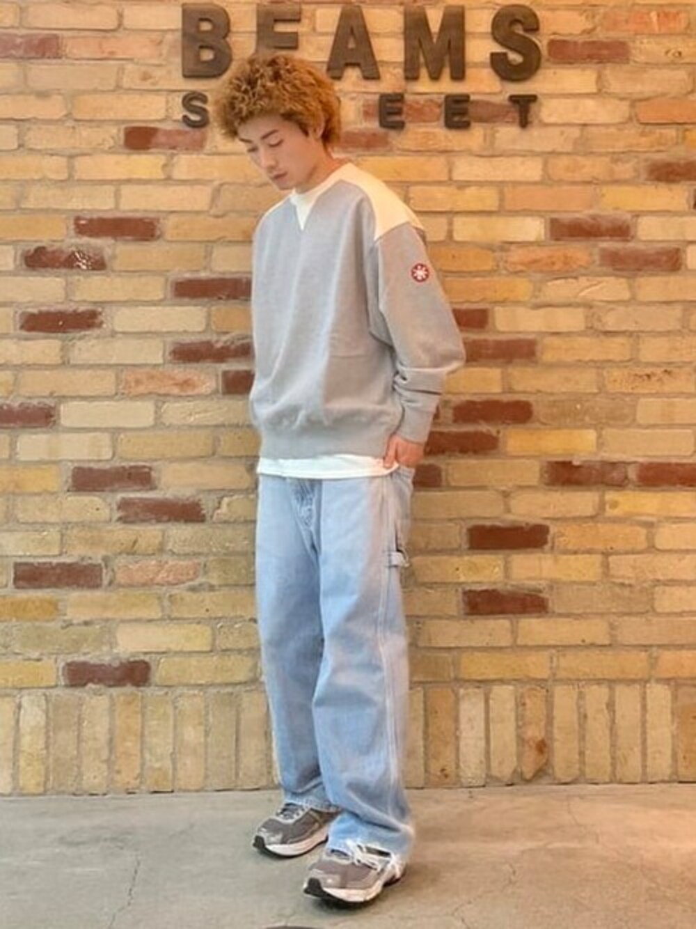 C.E. スウェット C.E（シーイー）の「C.E / PANEL SHOULDER CREW NECK
