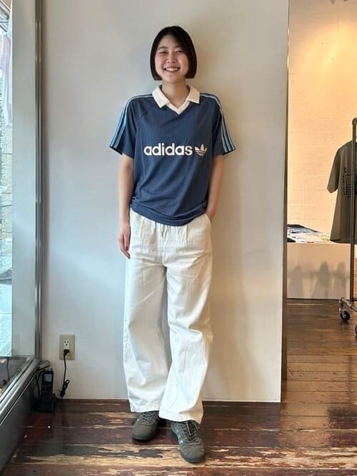 【希少】adidas Originalsピンストライプ　ジャージー　ゲームシャツ adidas originals STRIPE JERSEY（アディダス オリジナルス ピン
