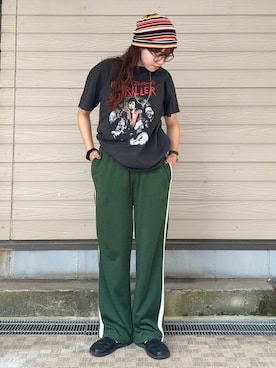「BEAMS BOY（ビームスボーイ）のアイテム」を使った、BEAMS Tさん（レディース・160cm）の夏コーディネート