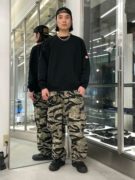 「C.E（シーイー）のアイテム」を使った、BEAMS Tさん（メンズ・172cm）の春コーディネート