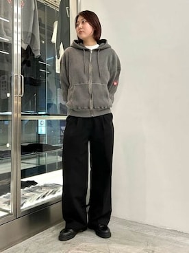 C.E（シーイー）の「【C.E / シーイー】OVERDYE EMB FRAME CREW NECK