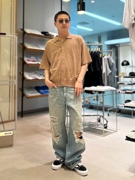 「VANS（バンズ）のアイテム」を使った、BEAMS Tさん（メンズ・170cm）の夏コーディネート