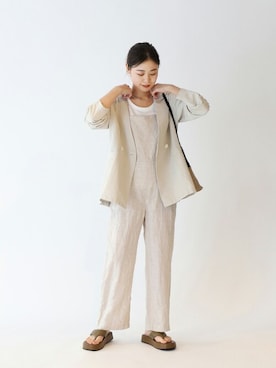 「JOURNAL STANDARD relume（ジャーナルスタンダード　レリューム）のアイテム（その他アウター）」を使った、misatoさん（レディース・160cm）の春コーディネート