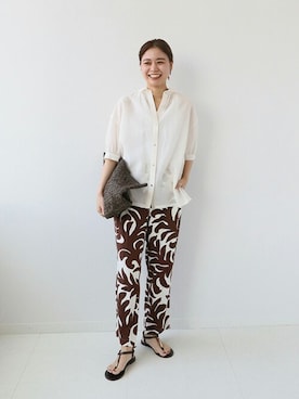 「Jams（ジャムス）のアイテム」を使った、misatoさん（レディース・160cm）の春コーディネート