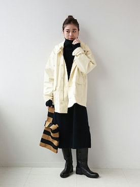 「JOURNAL STANDARD relume（ジャーナルスタンダード　レリューム）のアイテム（ワンピース/ドレス）」を使った、misatoさん（レディース・160cm）の秋コーディネート