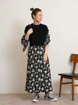 「JOURNAL STANDARD relume（ジャーナルスタンダード　レリューム）のアイテム（ワンピース/ドレス）」を使った、misatoさん（レディース・160cm）の夏コーディネート