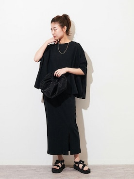 「suicoke（スイコック）のアイテム」を使った、misatoさん（レディース・160cm）の夏コーディネート