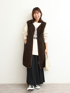 「MARLON FIRENZE（マーロンフィレンツェ）のアイテム」を使った、misatoさん（レディース・160cm）の秋コーディネート