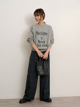 「MARLON FIRENZE（マーロンフィレンツェ）のアイテム」を使った、misatoさん（レディース・160cm）の秋コーディネート