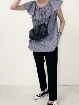 神戸レタスさん（レディース・162cm）の夏コーディネート