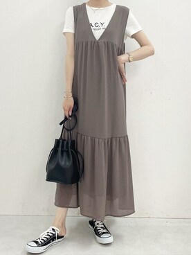 神戸レタスさん（レディース・162cm）の夏コーディネート