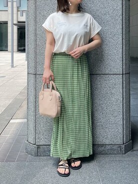 神戸レタスさん（レディース・153cm）の夏コーディネート