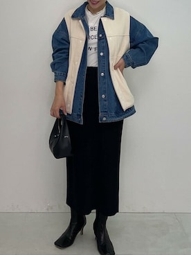 神戸レタスさん（レディース・161cm）の秋コーディネート