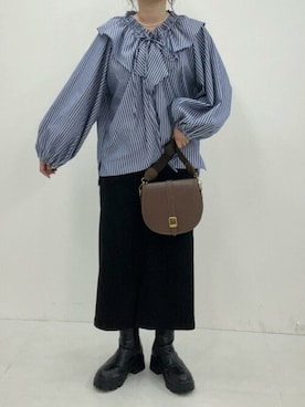 神戸レタスさん（レディース・152cm）の冬コーディネート