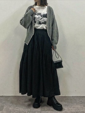 神戸レタスさん（レディース・164cm）の冬コーディネート