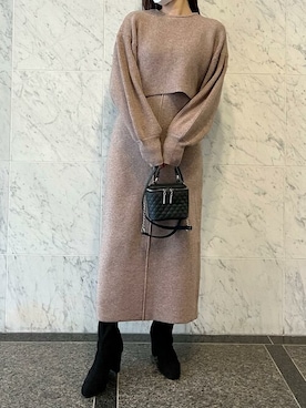 神戸レタスさん（レディース・158cm）の冬コーディネート