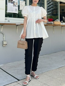 神戸レタスさん（レディース・162cm）の夏コーディネート