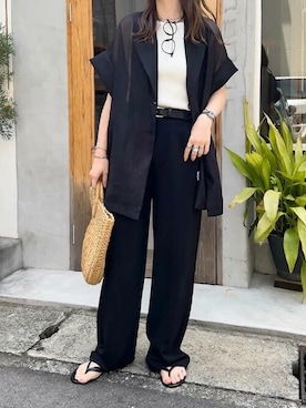 「KOBE LETTUCE」｜「アイテム（ジャケット/アウター）」を使った、神戸レタスさん（レディース・152cm）の秋コーディネート