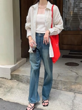 「インディゴデニム」｜神戸レタスさん（レディース・158cm）の秋コーディネート