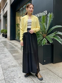 CABaN  ファインポリエステルリブ　ノースリーブプルオーバー CABaN ファインポリエステルリブ ノースリーブプルオーバー