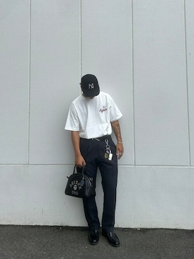 「COMESANDGOES」｜木山皓介さん（メンズ・174cm）の夏コーディネート