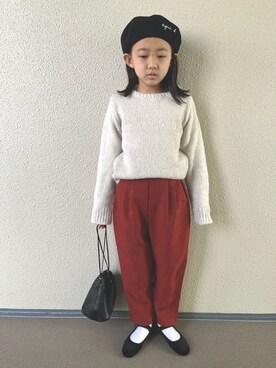 「SVEC（シュベック）のアイテム」を使った、kapoさん（キッズ・120cm）の冬コーディネート