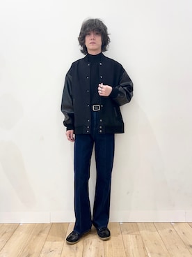 「SENSE OF PLACE by URBAN RESEARCH（センスオブプレイスバイアーバンリサーチ）のアイテム（スタジャン）」を使った、kainanさん（メンズ・176cm）の秋コーディネート