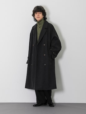 「SENSE OF PLACE by URBAN RESEARCH（センスオブプレイスバイアーバンリサーチ）のアイテム（トレンチコート）」を使った、kainanさん（メンズ・176cm）の秋コーディネート