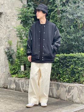 「SENSE OF PLACE by URBAN RESEARCH（センスオブプレイスバイアーバンリサーチ）のアイテム（スタジャン）」を使った、kainanさん（メンズ・176cm）の秋コーディネート